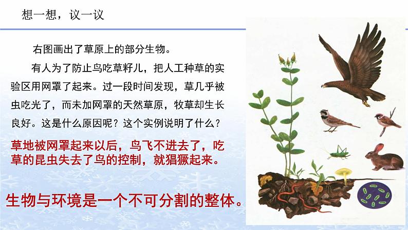 1.2.2 生物与环境组成生态系统 课件 人教版七年级上册生物02