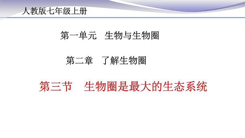 1.2.3 生物圈是最大的生态系统 课件 人教版七年级上册生物03