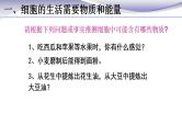 2.1.4 细胞的生活 课件 人教版七年级上册生物
