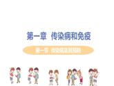 2021年初中生物人教版八年级下册  第一节  传染病及其预防  课件