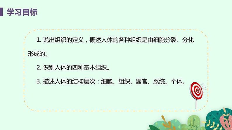 2021年初中生物人教版七年级上册  2.2.2  动物体的结构层次  课件03