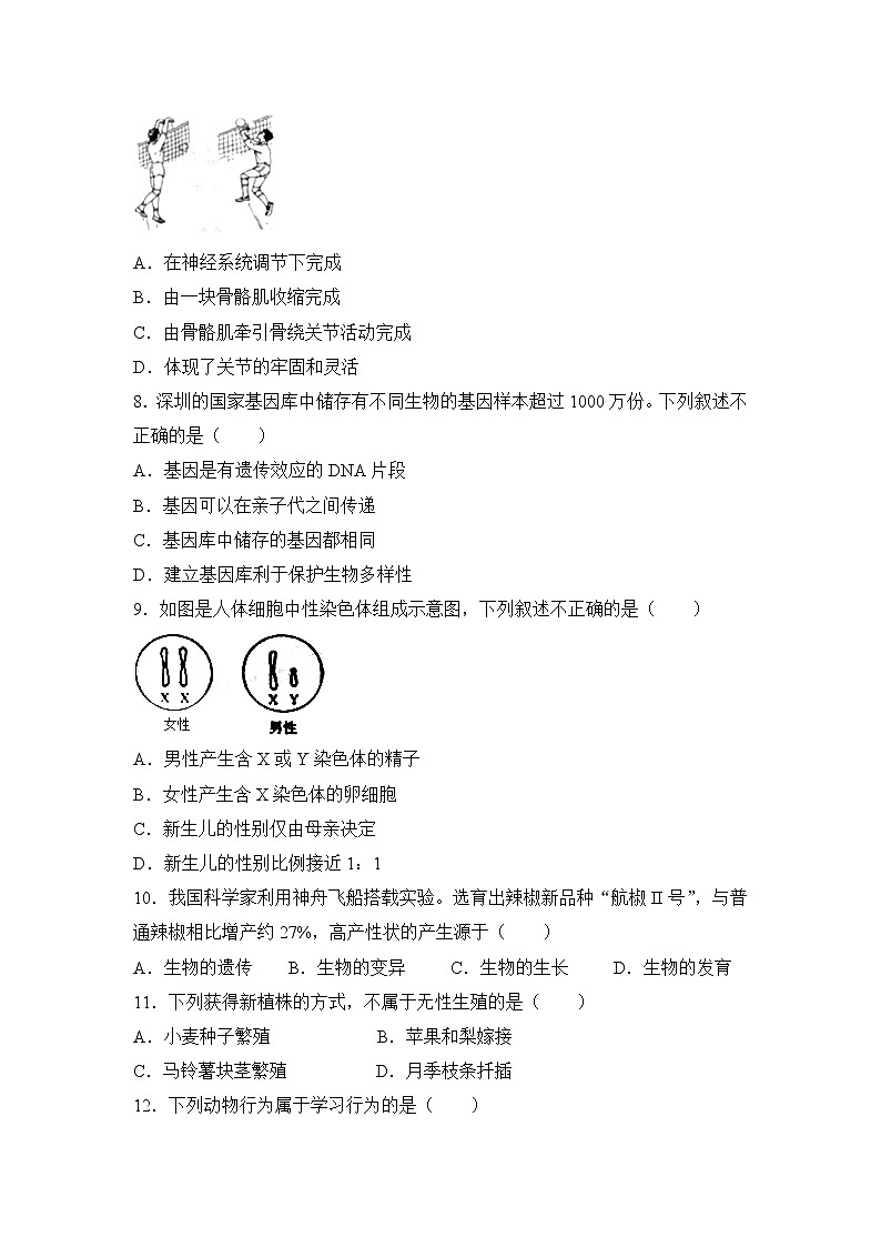 2018年北京市中考生物试卷（解析版）02