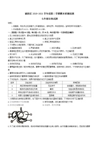 陕西省榆林市榆阳区2020-2021学年七年级下学期期末生物试题（word版 含答案）