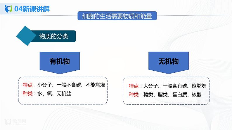 2.1.4 细胞的生活 课件PPT+教案+同步练习07