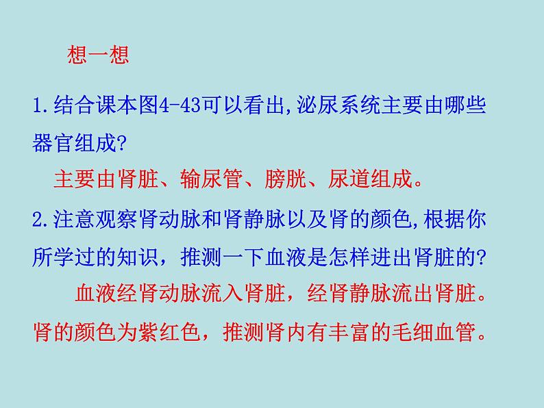 （新人教版）七年级下册生物圈中的人第五章人体内废物的排出教学课件（生物）07