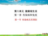 生物八年级下册第八单元 健康地生活第一章 传染病和免疫第一节 传染病及其预防教学课件ppt