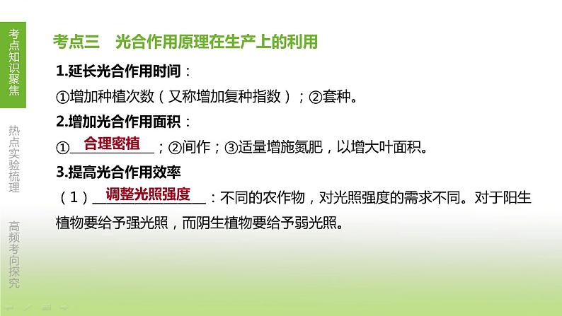 苏科版中考生物复习第三单元生物从环境中获取物质和能量第03课时绿色植物是有机物的生产者课件第8页