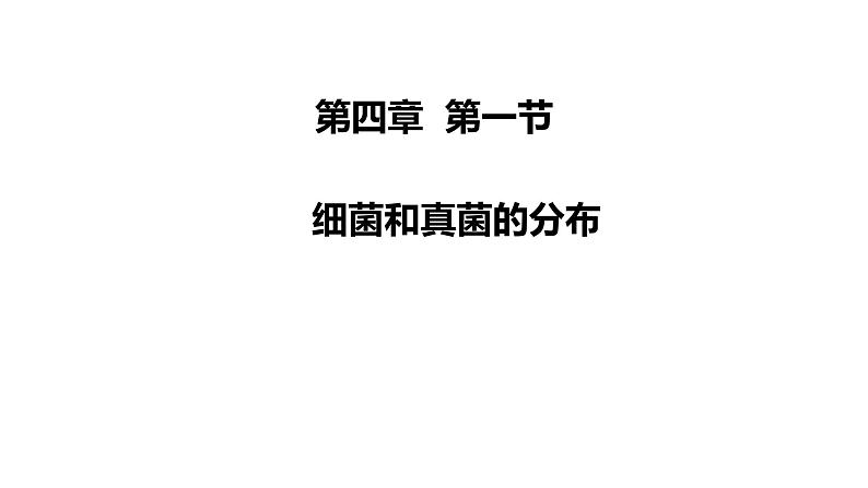 人教版八年级生物上册5.4.1细菌和真菌的分布课件第2页