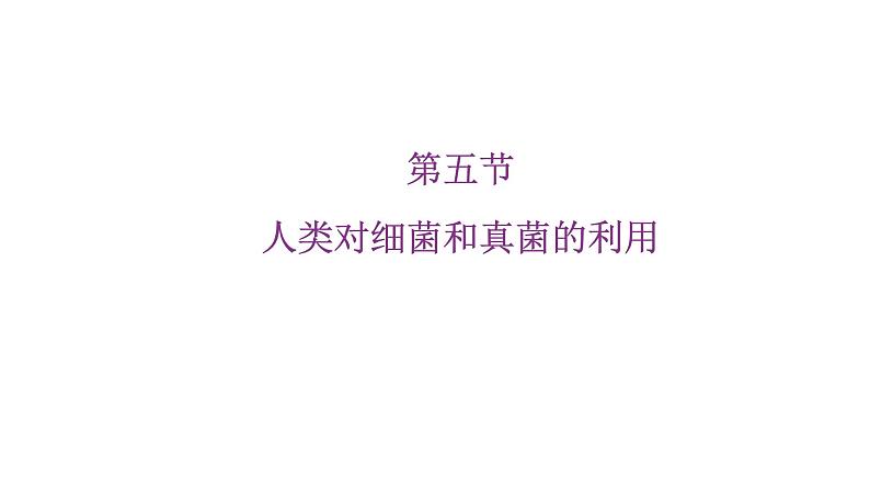 人教版八年级生物上册5.4.5人类对细菌和真菌的利用 课件04