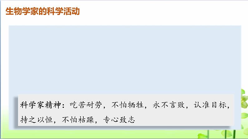 北师大版七年级生物上册：1.2.1 生物学是探究生命的科学-课件08
