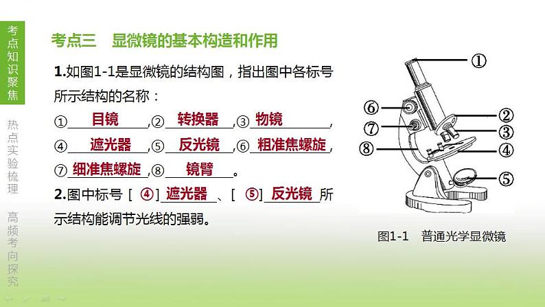 苏科版中考生物复习第一单元走进生命世界第01课时生物生物学的基本研究方法课件06