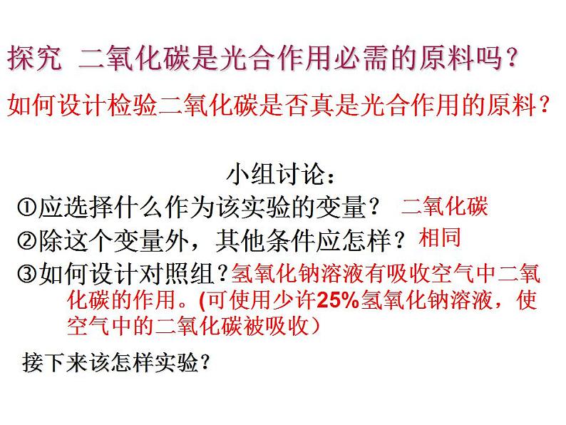 2021-2022人教版七年级生物上册 第三单元第五章第一节光合作用吸收二氧化碳释放氧气课件第6页