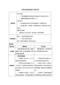 初中生物人教版 (新课标)七年级下册第二节 神经系统的组成教案