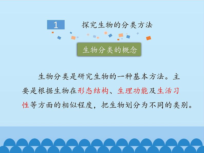 冀教版七年级上册 生物 课件 1.5.1 尝试对生物进行分类第5页