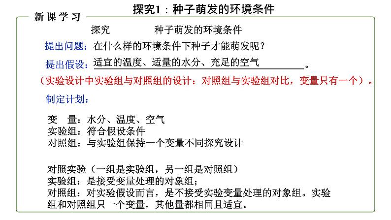 （人教版）初中生物七年级上册同步教学3.2.1 种子的萌发 （课件）07