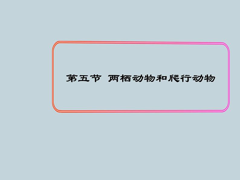 （新人教版）八年级上册两栖动物和爬行动物课件1（生物） (1)第1页