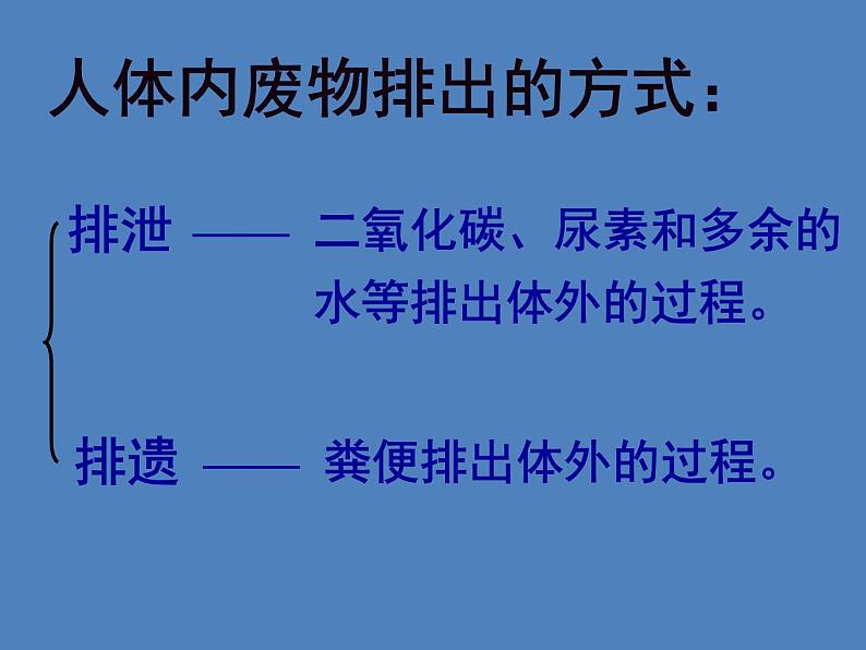 （新版新人教版）七年级下册4.5人体内废物的排出课件2（生物）第2页