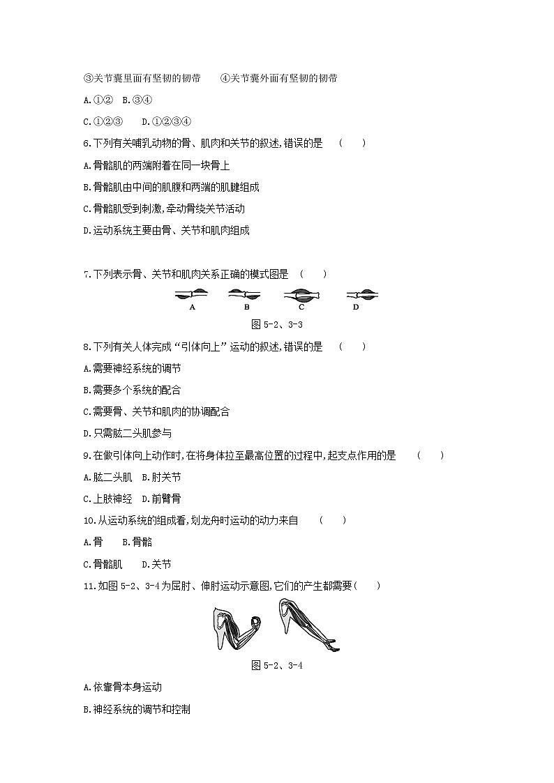 暑期预习2021八年级生物上册第五单元生物圈中的其他生物第3章动物在生物圈中的作用检测卷含解析新版新人教版2021071511502