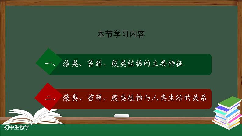 3.1.1藻类、苔藓和蕨类植物 课件   2021--2022学年人教版生物七年级上册第4页