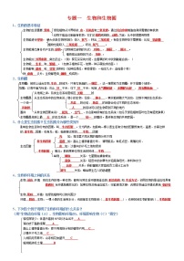 专题01 生物和生物圈-2022年中考生物必背知识清单（含答案）学案