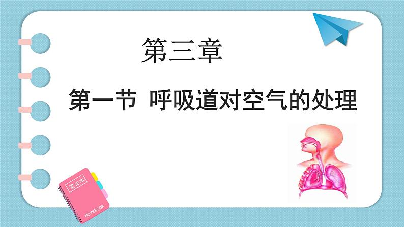 4.3.1呼吸道对空气的处理 课件 2020-2021学年人教版七年级生物下册第1页