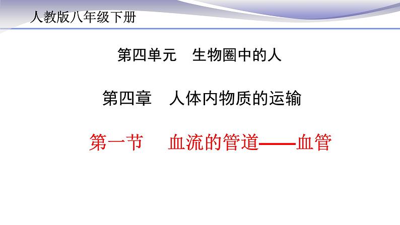 4.4.2 血流的管道--血管 -课件 2020-2021学年人教版七年级生物下册第2页