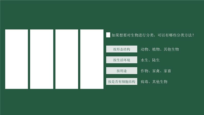 人教版八年级上册生物--第六单元 第一章 第一节 尝试对生物进行分类 课件04