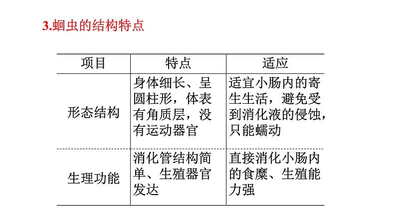 2021-2022 初中生物人教版八年级上册同步教学5.1.2 线形动物和环节动物课件（22页）第7页