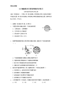 2020-2021学年第3节 细胞通过分裂而增殖精品随堂练习题