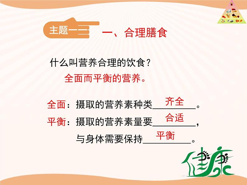 人教版生物七年级下册课件2.3 合理营养与食品安全 (3)第4页