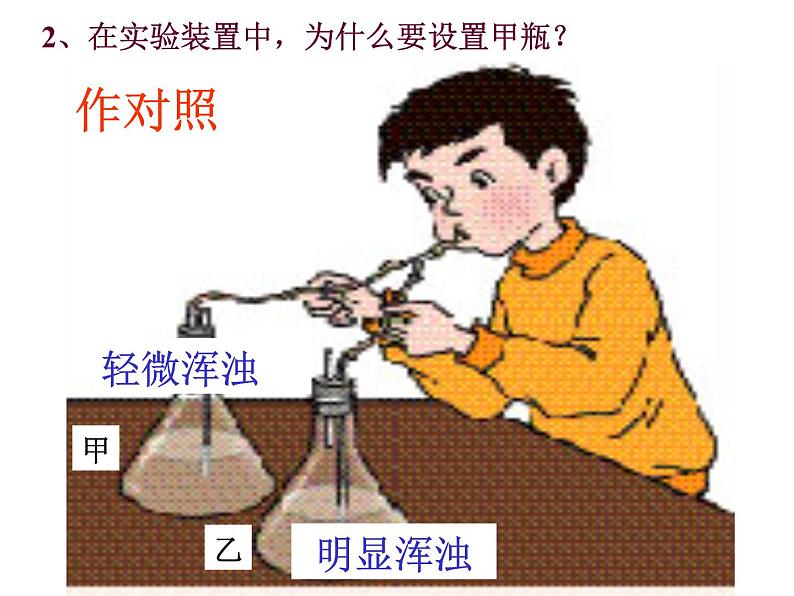 人教版生物七年级下册课件3.2  发生在肺内的气体交换 (1)08