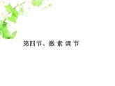 人教版生物七年级下册课件6.4 激素调节 (1)