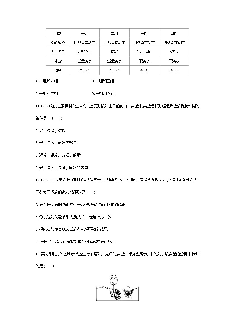 01-第一节　生物与环境的关系练习题03