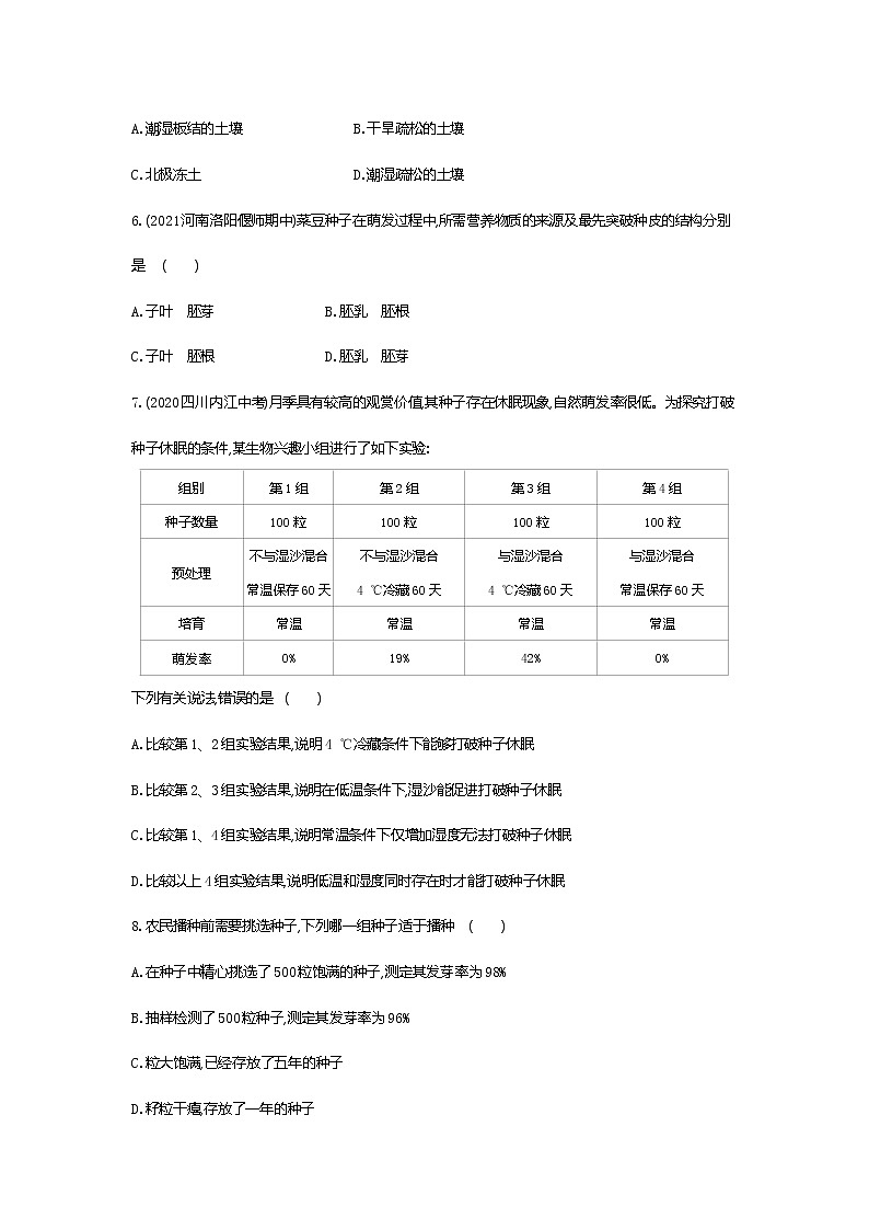 01-第一节　种子的萌发练习题02