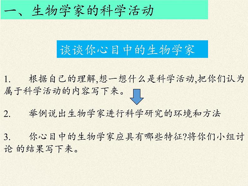 北师大版生物七年级上册 2.1 生物学是探索生命的科学（课件）05