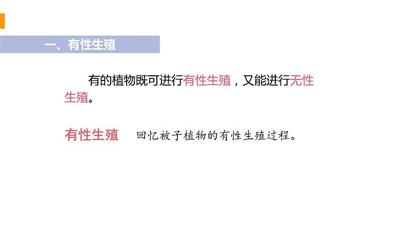 2020—2021学年人教版八年级下册7.1.1 植物的生殖课件第2页