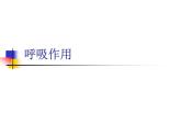 冀教版八年级上册 生物 课件 3.4.1呼吸作用