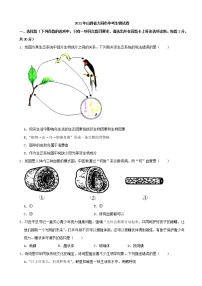 2021年山西省大同市中考生物真题（解析版）