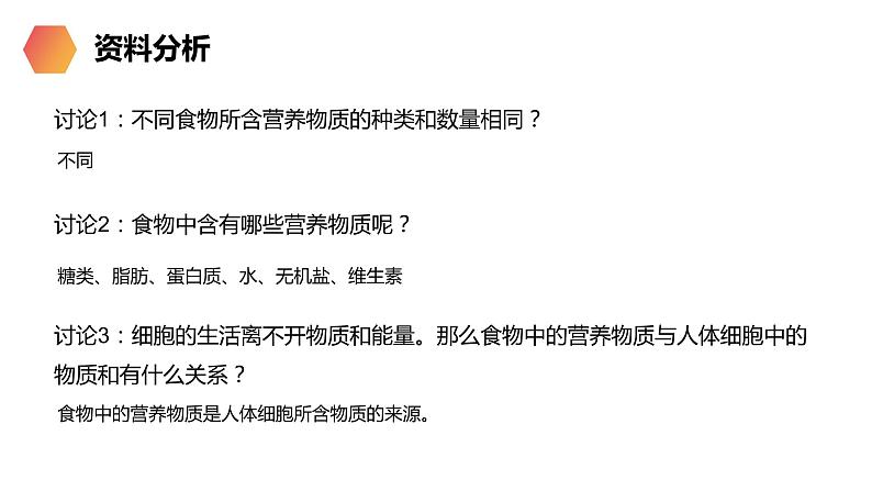 《食物中的营养物质》人教版生物七年级初一下册PPT课件第4页