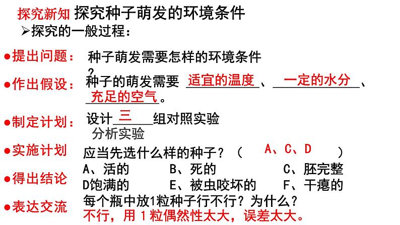 人教版七年级生物上册--3.2.1 种子的萌发课件PPT第3页