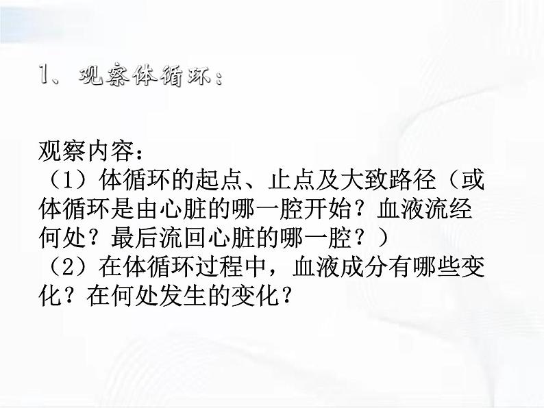 济南版生物七年级下册 第三单元 第三章 第三节 物质运输的途径 课件05