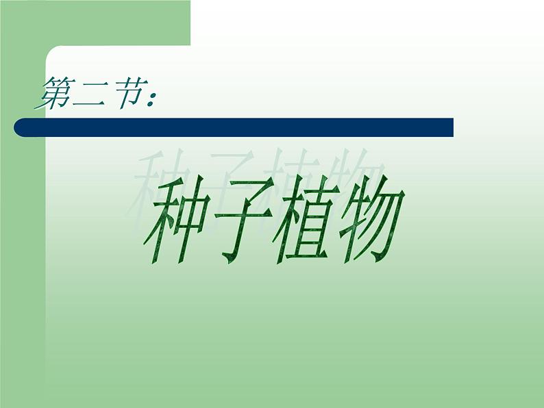 人教版生物七年级上3.1.2种子植物 课件第3页