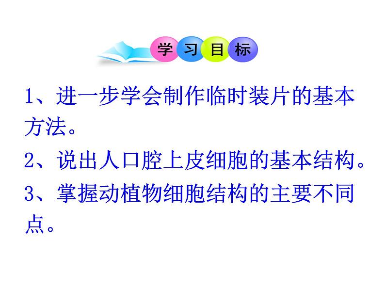 人教版生物七年级上2.1.3动物细胞 课件第5页