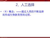 人教版八年级下册 生物：7.3.3 生物进化的原因 课件 课件