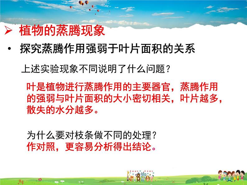 济南版生物七年级上册  2.1.2  绿色植物的蒸腾作用【课件】03