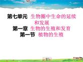 人教版生物八年级下册  7.1.1 植物的生殖【课件】
