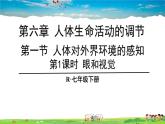 第六章 人体生命活动的调节 人体对外界环境的感知  第1课时 眼和视觉课件PPT