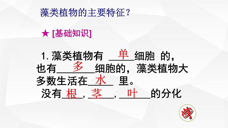 藻类、苔藓和蕨类植物PPT课件免费下载06