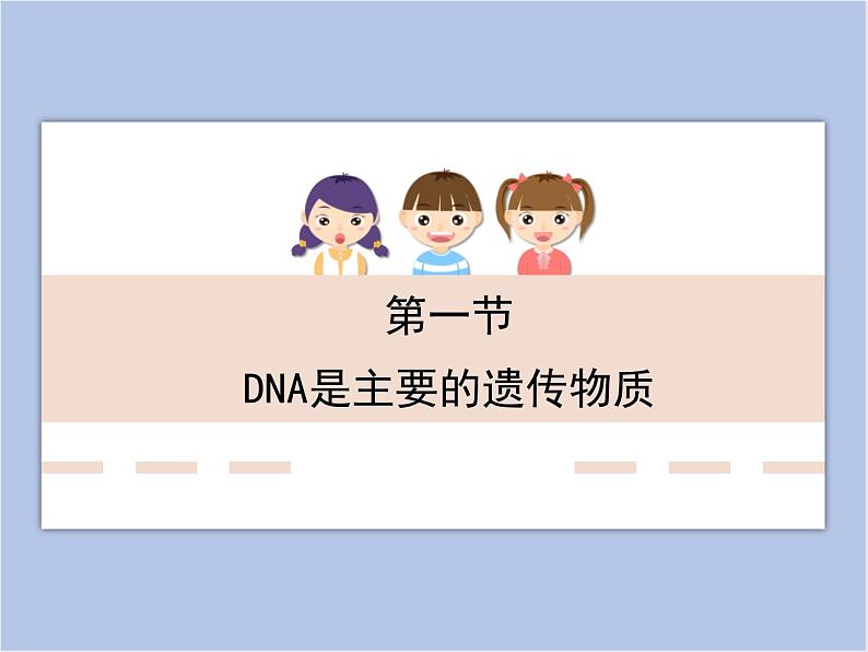 《DNA是主要的遗传物质》授课课件第1页