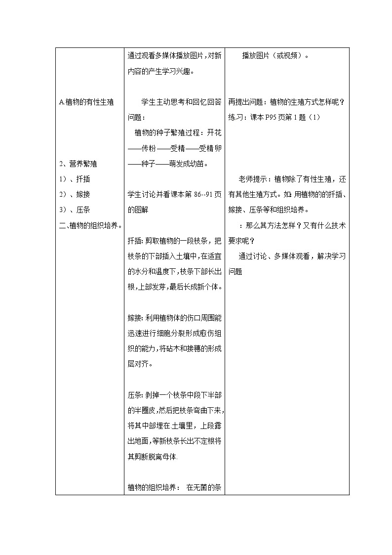 19.3 植物的生殖方式 教案 初中生物北师大版 八年级上册（2021年）02